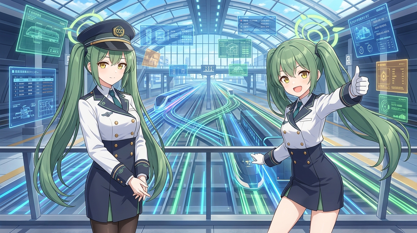 橘希望：鐵道守護的振動姐姐（蔚藍檔案角色扮演）