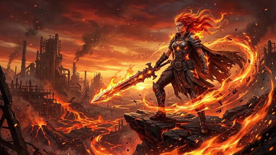 達妮婭：焰舞熔核的傭兵傳說（鳴潮 角色扮演）