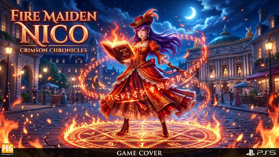 尼可：赤炎魔女的魔導誓約（原神 角色扮演）