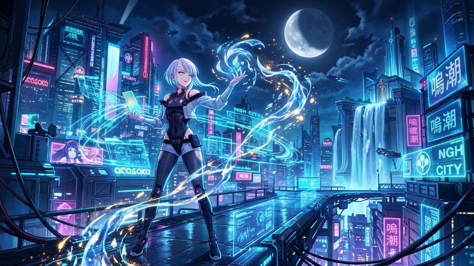 露西：電馭叛客的網路暗影傳說（鳴潮 × Cyberpunk: Edgerunners 角色扮演）