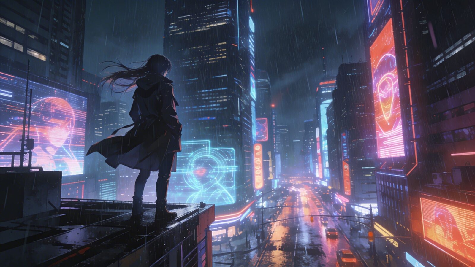 霓虹廢墟的賽博神明