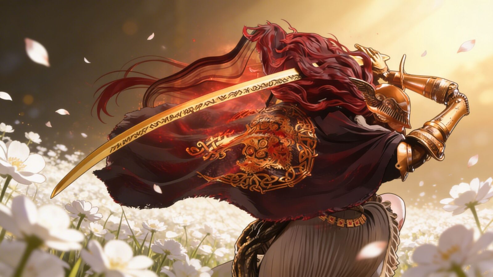 猩紅綻放的女武神與其鋒刃