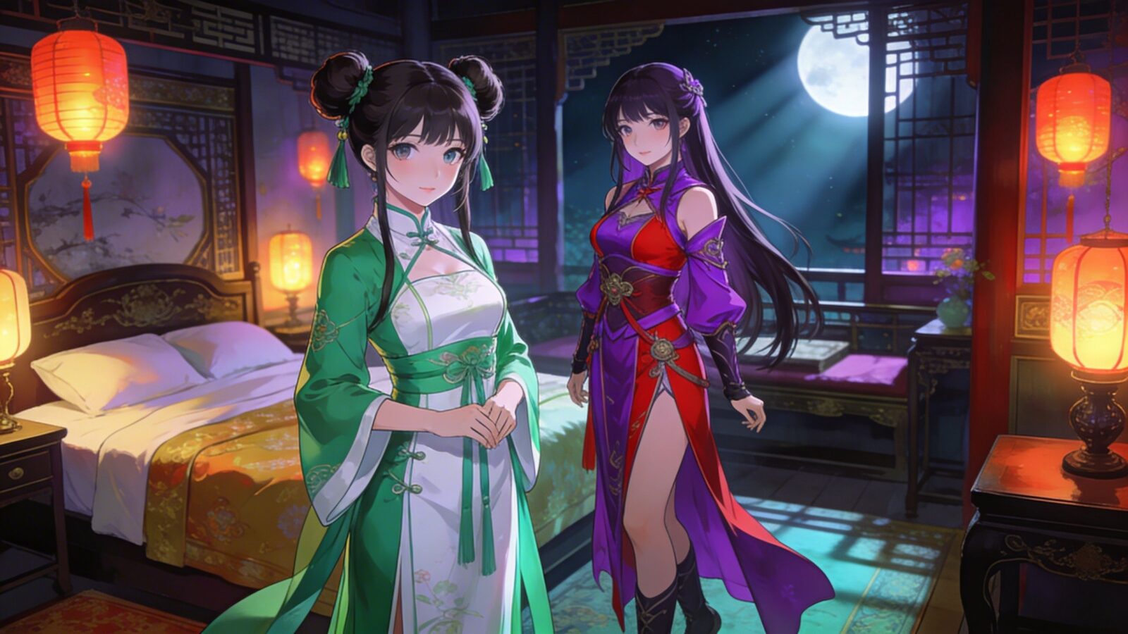 【修羅場】被靈兒與月如雙面夾擊🗡️